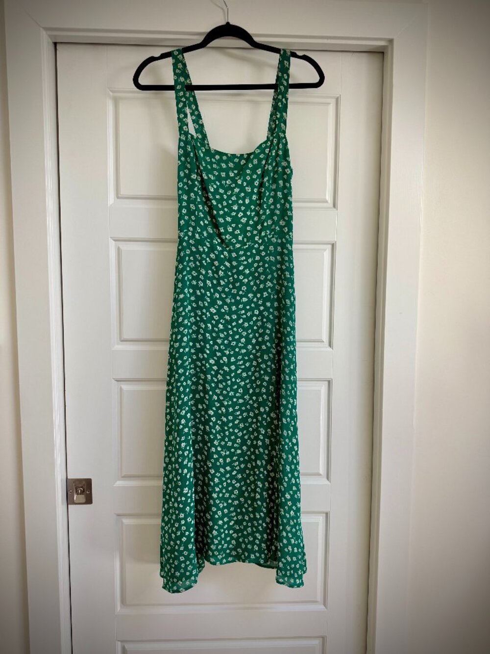 Green floral sundress from Reformation, size 6